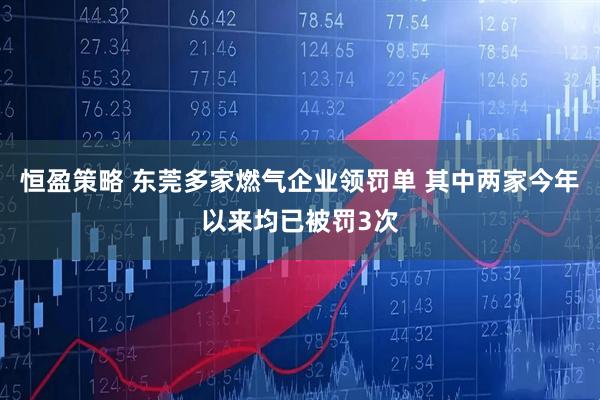 恒盈策略 东莞多家燃气企业领罚单 其中两家今年以来均已被罚3次