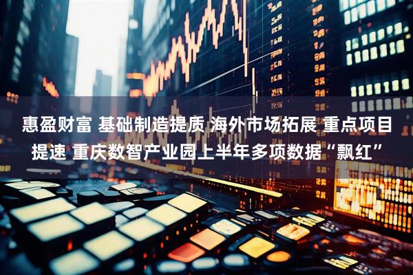 惠盈财富 基础制造提质 海外市场拓展 重点项目提速 重庆数智产业园上半年多项数据“飘红”