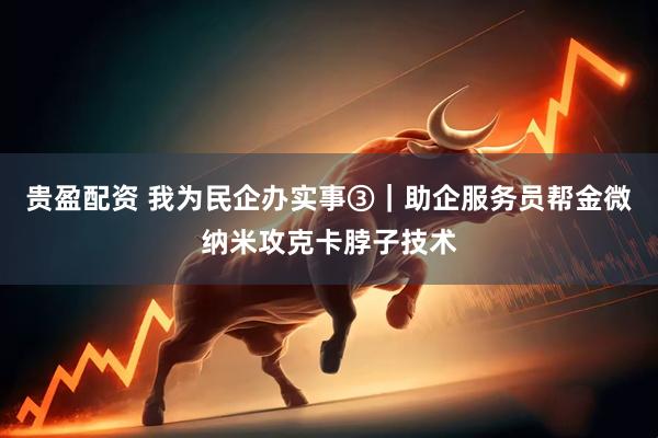 贵盈配资 我为民企办实事③｜助企服务员帮金微纳米攻克卡脖子技术